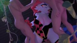 1girls 3boys 3d animated blowjob foursome handjob in_heat_(game) monsterbox multiple_boys poppi_(in_heat) reverse_cowgirl_position riding_penis sound tagme thetntwonip video