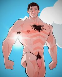 chest_hair chest_tuft clark_kent dc dc_comics male male_only pinkmustacheguy solo_male superman superman_(clark_kent) superman_(series) thepinkiepirate