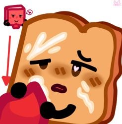 2boys arrow_(symbol) battle_for_dream_island bfdi blocky_(bfdi) blush cum cum_dripping_from_penis cum_on_face cumshot doodle gripping half-closed_eyes heart heart-shaped_pupils jacknjellify mistakes_were_made non-human object_show object_show_community object_shows open_mouth osc reupload reuploaded snowbunniz tentacle watermark white_background why woody_(bfdi) yaoi