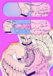 absurd_res anthro avian barn_owl beak beak_fetish beak_play beak_sex beakjob bird bodily_fluids cum cum_in_mouth cum_inside cum_on_face cum_on_penis deep_throat duo ejaculation felid fellatio finger_in_mouth genital_fluids genitals hi_res holding_mouth_open male male/male mammal omnisexualotter open_mouth oral oral_penetration owl pantherine penetration penile penis sex snowballing tiger tyto tytonid