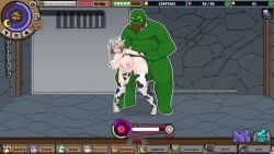 1girls 1monster animated big_ass big_breasts big_thighs cum cum_drip cum_in_pussy cum_inside game_cg gameplay_mechanics human human_female impregnation large_ass large_breasts large_thighs monster_black_market orc orc_male rape sex sound sylvia_(monster_black_market) tagme uzaki_tsuki vaginal_penetration video