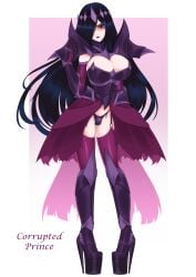 chastity chastity_cage femboy goth_(jesscatg) goth_futa jesscatg large_breasts sissification sissy sissyfication tagme transformation wide_hips