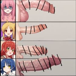 4futas ai_generated balls big_balls big_cock big_penis big_testicles blonde_hair blue_eyes blue_hair bocchi_the_rock! censor_bar censored clothed clothing cock dick dickgirl erect_penis erection focus_on_penis futanari gigantic_balls gigantic_dick gigantic_penis gigantic_testicles gotou_hitori huge_balls huge_cock huge_testicles human ijichi_nijika intersex kita_ikuyo large_balls large_cock large_dick large_penis large_testicles light-skinned_futa light-skinned_futanari long_balls long_breasts long_cock long_dick long_hair long_penis penis penis_chart penis_size_chart penis_size_difference pink_hair red_eyes red_hair scrotum short_hair testicles veiny_balls veiny_penis yamada_ryou yellow_eyes