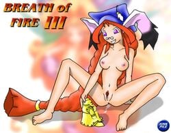 breath_of_fire breath_of_fire_iii glasses honey medium_breasts momo pubic_hair tagme