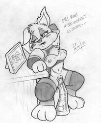 2003 animaniacs anthro barefoot breasts cat feline female female_only fur furry furry_breasts furry_ears insertion mammal masturbation monochrome nipples pointy_ears pussy rita_(animaniacs) rita_and_runt runt_(animaniacs) solo squatting tagme text