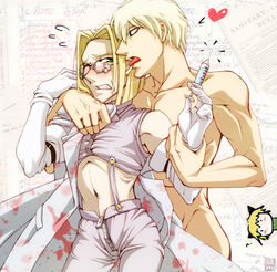 doctor_(hellsing) hans_gunsche hellsing tagme yaoi