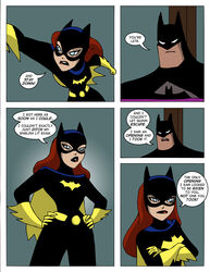 batgirl batman batman:_the_animated_series batman_(series) comic dc_comics dcau female fool_me_once great_scott human male sharpie_(artist) straight the_new_batman_adventures