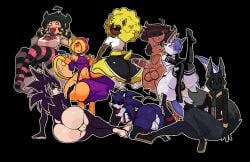 1girl7boys 1girls 7boys after after_sex anthro balls belly_button big_ass big_breasts big_butt bottom_heavy bottom_heavy_femboy bottom_heavy_male canine cat_ears cat_tail catboy cum cum_in_ass cum_inside exie_(demonispicy) feline female female_human femboy follower_celebration hedgehog human kemonomimi laying_down laying_on_stomach looking_at_viewer male male_anthro male_human mouthless multiple_boys multiple_males naked naked_male navel no_mouth nsfw_lies nude nude_male oc original_character peace_sign penis purple_eyes sonic.exe sonic.exe_(series) sonic_(series) tagme thick_thighs thighhighs thighs vein veiny_penis