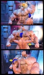 anal armpit armpits ass background balls bara beef beefy big blue body chest cock cum difference drip ejaculation eyes face facial gay guy hair hairy held huge in legs male monster muscles muscular naughty nude on only open penis penisabs pleasure precum pubic scars sex simultaneous size spread upper veins veiny