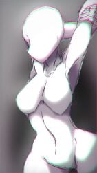 big_breasts female light_skin meremor naked shaded thick_thighs thighs white_body white_skin