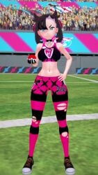 1boy 1girls 3d animated femsub koikatsu maledom marnie_(pokemon) noxir pokemon pokemon_ss rape straight tagme time_stop video