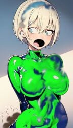 ai_generated bbl beauty_mark fart_cloud fart_fetish fat_ass hetalia latex_suit obese scat sex sexy ukraine_(hetalia)