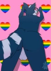 anus ass ass backsack balls canine draw_over drawover furry male pin_up pinup request riley_morningstar sexy twink wolf