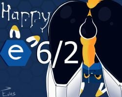 5:4 anthro anus ass balls bent_over blue_balls blue_body bodily_fluids cum domestic_cat dripping e621 esix eviesdumb felid feline felis femboy fire flaming_tail genital_fluids genital_focus genitals glistening glistening_body hi_res knot looking_at_viewer machine male mammal mascot penis precum precum_drip presenting presenting_anus robot rule_63 solo tail text
