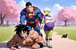 ai_generated ass breasts broly broly_(dragon_ball_super) cheelai collar crossover cuckold dc_comics death_battle dog_walking doggy_style domination dragon_ball electric_shock electricity happy holding_hands mtf_transformation nodiff park parody pet petplay powerscaling pregnant property rthly shitpost superman walking