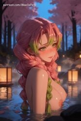 ai_generated anime beautiful beauty blush breasts cleavage cute demon_slayer eyes female flat_belly girl girly high_quality high_resolution highres human kanroji_mitsuri kimetsu_no_yaiba long_hair love maellepetite medium_breasts naked nsfw nude nude_female nudity oil oiled oiled_body oiled_skin petite petite_body petite_female pose shiny_skin skinny slim slim_waist small_breasts teenage_girl uncensored young