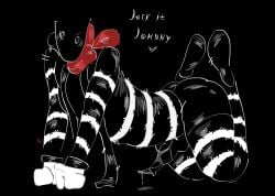 artist_request grace_(roblox) male meme meme_reference mime_(grace) on_knees penis roblox roblox_game stockings tagme tentacle_dick