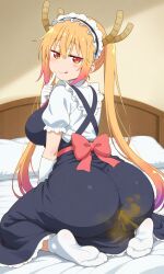 ai_generated ass ass_focus big_ass big_breasts breasts dragon dragon_girl dragon_maid fart fart_fetish farting farting_in_face farts female gassy miss_kobayashi's_dragon_maid tohru_(dragon_maid) tohru_(maidragon) tohru_(miss_kobayashi's_dragon_maid)