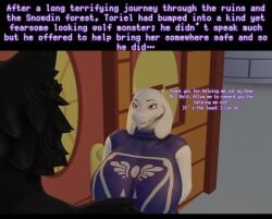 big_breasts breasts female furry huge_breasts milf novaparadox1337 tagme thick_thighs toriel undertale wide_hips