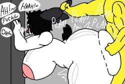 1boy1girl against_wall big_ass big_breasts mike_(mikenoob) mikenoob oc roblox robloxian self_upload straight tagme