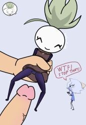 (joblazeframes) 1boy 2girls animator before_sex big_head celine_(joblazeframes) extreme_size_difference kuri-d_(joblazeframes) leaking_cum living_sex_toy micro onion penis pocket_pussy pocket_waifu pussy pussy_juice reference_image shortstack size_difference smaller_female smiling stick_figure stickman yelling yellowfaith youtube youtuber