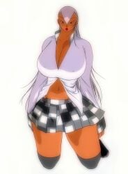 1girls asian asian_female big_ass big_breasts bimbo bimbo_body bimbo_lips breasts busty cleavage dark-skinned_female dark_skin digital_drawing_(artwork) digital_media_(artwork) eiden exposed_breasts exposed_nipples eyebrows eyelashes eyes female gg_quatre gigantic_breasts gri_gri grinis_quatre_gricom hair hips huge_breasts human hyper hyper_breasts large_breasts larger_female legs lips long_hair massive_breasts mature mature_female purple_eyes school_uniform thick thick_legs thick_lips thick_thighs thighs thong_above_skirt upper_body voluptuous white_hair wide_hips