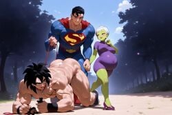 ai_generated ass breasts broly broly_(dragon_ball_super) cheelai collar crossover cuckold dc_comics death_battle dog_walking doggy_style domination dragon_ball electric_shock electricity happy holding_hands mtf_transformation nodiff park parody pet petplay powerscaling pregnant property rthly shitpost superman walking