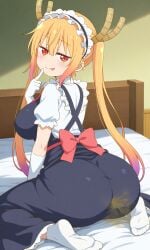 ai_generated ass ass_focus big_ass big_breasts breasts dragon dragon_girl dragon_maid fart fart_fetish farting farting_in_face farts female gassy miss_kobayashi's_dragon_maid tohru_(dragon_maid) tohru_(maidragon) tohru_(miss_kobayashi's_dragon_maid)