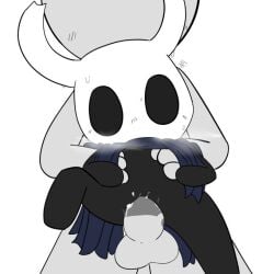 2boys anal anal_sex anon anonymous_male big_dom_small_sub blush blush_lines cape cape_only cum cum_drip cum_inside cumming cumming_from_anal_sex cumming_inside cumming_while_penetrating from_behind gay gay_sex held_up holding_partner hollow_eyes hollow_knight male male/male male_focus male_only male_penetrated male_penetrating male_penetrating_male naughtyfey no_genitals simple_background skull skull_head steam steaming_body sweat sweatdrop sweating the_knight_(hollow_knight)
