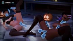 3d blender blowjob d.va doggy_style double_anal double_penetration gangbang ghost halloween_2024 handjob mei_(overwatch) orgy overwatch sanmie3d sombra tagme tracer video