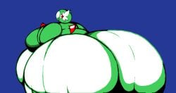 1girls animated ass belly breasts fat female female_focus female_only game_freak gardevoir green_hair hips hyper hyper_ass hyper_breasts hyper_testicles large_ass large_breasts looking_back nintendo obese obese_female overweight_female pokemon pokemon_(species) red_eyes sideboob stomach testtheasshunter21 thick_thighs thighs weight_gain wide_hips