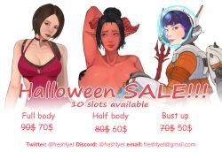 commission commissions_open freshlyet halloween halloween_theme sheets