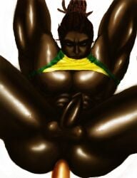 00s 2009 2boys ass balls bara brown_eyes brown_hair dark-skinned_male dark_skin dreadlocks eddy_gordo gay guanino male male_only muscular muscular_male penis simple_background tagme tekken video_games white_background yaoi