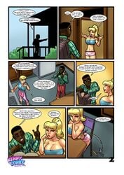 1boy 2017 2girls alice_cooper archie_comics betty_and_alice_in:_study_session betty_cooper big_penis blonde_hair bulge cleavage dark-skinned_male dark_skin english_text eugene_jefferson green_eyes kennycomix kennycomix's_riverdale_stories large_breasts male mother_and_daughter page_2 pencil ponytail rabies-t-lagomorph short_hair text tube_top