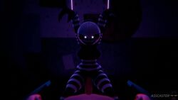 asscaster big_breasts cowgirl_position five_nights_at_freddy's marionette_(fnaf) pov puppet_(fnaf) robot robot_girl security_puppet_(fnaf) stomach_bulge straight suspension tagme vaginal_penetration video