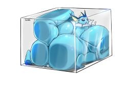 anthro artist_ls404 big_breasts blue_body blue_fur box breast_squish breasts container cup eeveelution eyewear fakemon fan_character female fur generation_1_pokemon genitals glass glass_container glass_cup glasses group huge_breasts hyper hyper_breasts male male/female nintendo nude oreon pokeball pokemon pokemon_(species) pokemon_clover pokemon_mystery_dungeon pokemon_trainer prolapse pussy smile spike_chunsoft squish tail thick_tail trio vaporeon vaporeon_butt_sex wet wide_hips