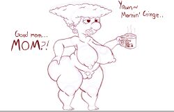 as_told_by_ginger bbw big_nose lois_foutley milf pervymarioman sketch