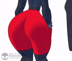 3d 3d_(artwork) 3d_model animated ass ass_cleavage back_view bandaged_arm bandaged_body bandaged_leg beltz_(jumpbreak96) big_butt big_ears big_thighs bubble_ass bubble_butt bunny_girl bunnygirl butt_crack butt_focus clawed_fingers claws clitoris covered_mouth dark_clothing demon demon_girl female female_focus female_only hips_wider_than_shoulders nails pink_clitoris pointy_ears posing posing_for_picture posing_for_the_viewer pussy_teasing red_eyes red_skin red_skinned_female semi_nude shaking_ass shaking_butt sharpybutts showing_off showing_off_ass showing_off_pussy swaying_ass teasing teasing_pussy teasing_viewer teasing_with_butt wide_hips wide_thighs