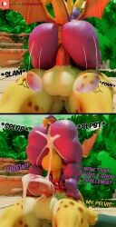 anus ass balls booty camseven cum cum_in_ass hunter penis rough_sex size_difference spyro spyro_the_dragon