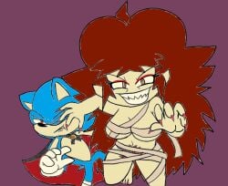 big_breasts feet friday_night_funkin girlfriend_(friday_night_funkin) hairy_pussy halloween microsoft_paint mummy mummy_wrappings pushing_away reaching_towards_viewer sonic_(series) sonic_the_hedgehog tails_gets_trolled troll_girlfriend_(friday_night_funkin) vampire