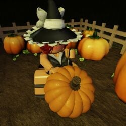 1futa 2023 3d futa_witch_(poisonrr34) futanari halloween poisonrr34 pumpkin_carving roblox robloxian tagme witch