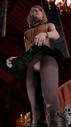 3d ashley_graham ashley_graham_(ella_freya) evilplagas3d octokick resident_evil resident_evil_4 resident_evil_4_remake