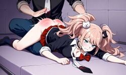 ai_generated danganronpa junko_enoshima punishment spanking