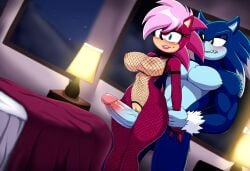 ai_generated ass blue_body breasts incest incest_(lore) magenta_fur male/female pink_hair sex sonia_the_hedgehog sonic_(series) sonic_the_hedgehog sonic_the_hedgehog_(series) sonic_underground sonic_x_sonia straight veiny_penis