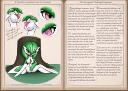 1girls breasts corruption creature_index english_text female female_gardevoir female_only gardevoir masturbation nintendo nude pink_eyes pokemon pokemon_(species) pokemon_rse polyvoir solo spread_legs spreading text video_games wall_of_text