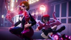 3d amateurthrowaway animated blender cammy_white_(cosplay) cosplay demon jujutsu_kaisen juri_han_(cosplay) kugisaki_nobara monster rimjob street_fighter tagme video zenin_maki