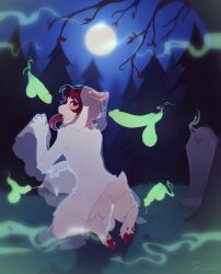 absurd_res anthro digital_drawing_(artwork) digital_media_(artwork) ghost halloween hi_res holidays male_only spirit sunshiu