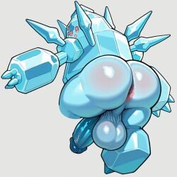 ai_assisted ai_generated dick furry male_only pokemon regice thick_ass