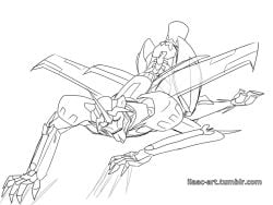 animated disembodied_penis line_art male moaning robot starscream transformers transformers_prime