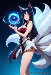ahri from league of legends by mugenshi